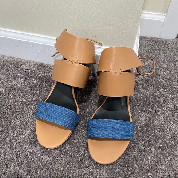 Rebecca Minkoff Denim Sandals - Picture 2 of 4